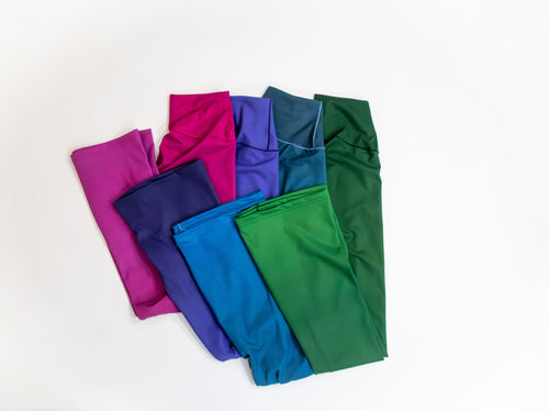 Purple Amethyst Jewel Flare Pants