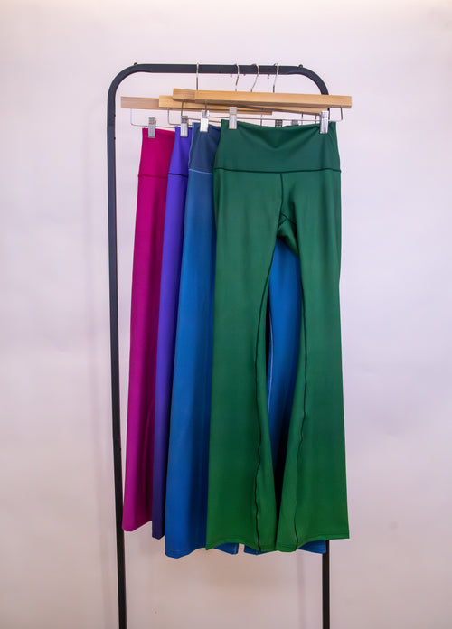 Purple Amethyst Jewel Flare Pants