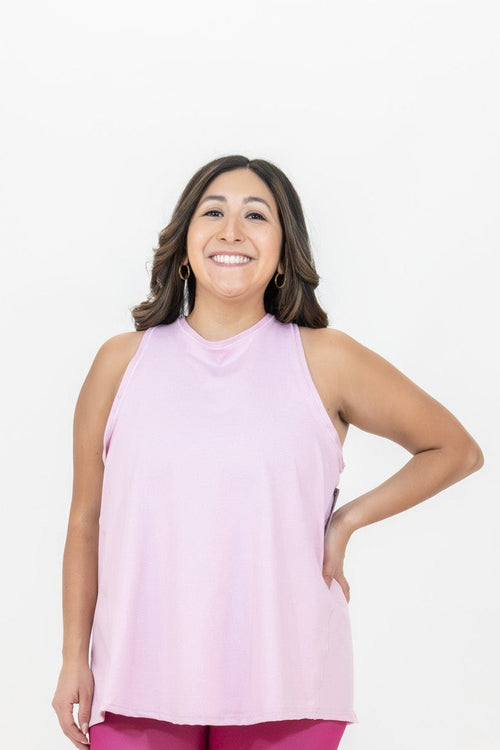 Blush Tie Back Tank