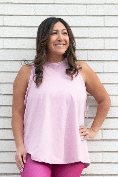 Blush Tie Back Tank