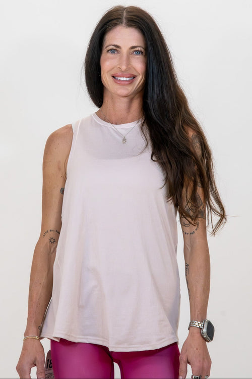 Blush Tie Back Tank