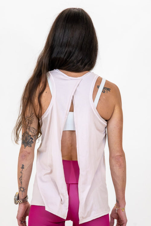 Blush Tie Back Tank