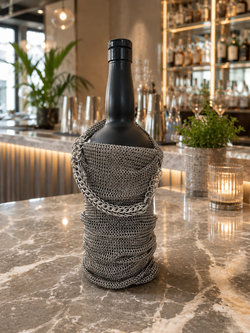 Wineskin Chainmail Bag