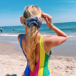 Sparkle Lavender Scrunchie