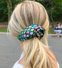 Iridescent Mermaid Scrunchie