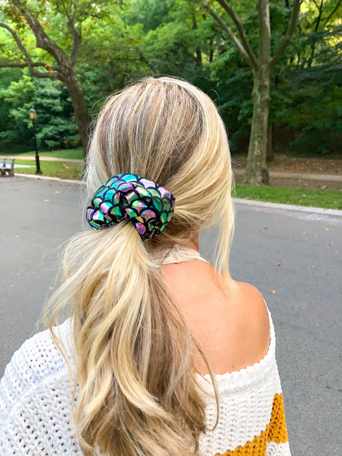 Iridescent Mermaid Scrunchie