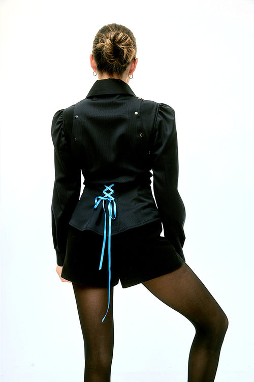 Two Way Tie Shirt by Kajal New York