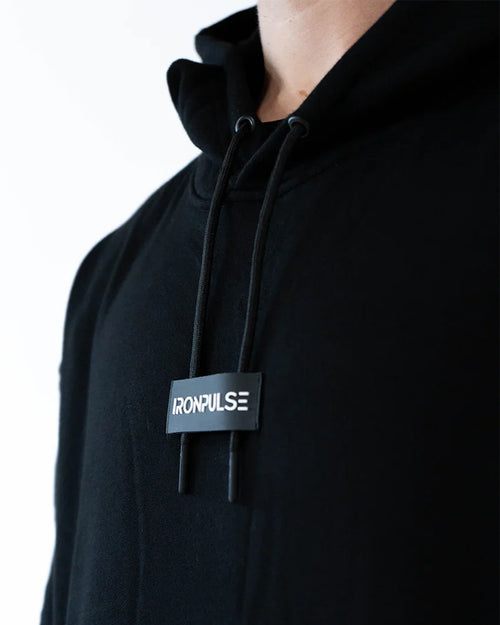 Iron Pulse Black Hoodie by Colorado Threads Clothing