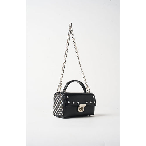 The Mini Trove Bag in Disco Onyx by Kajal New York