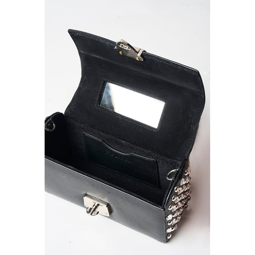 The Mini Trove Bag in Disco Onyx by Kajal New York